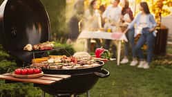 Grillfleisch auf einem Grill