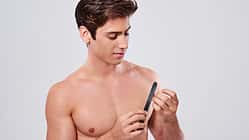 Man,,Nails,And,Grooming,With,File,In,Skincare,,Beauty,Or