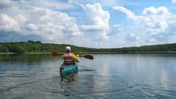 Auf den Stausee trauen sich nur die Mutigsten