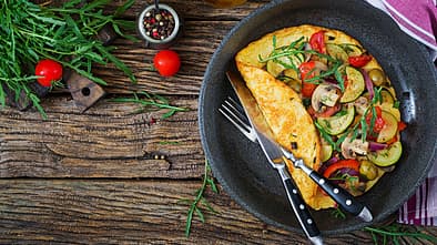 Eiweißreiche Omelette-Rezepte