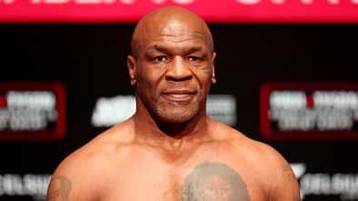 Weigh-in For LIVE On Netflix: Jake Paul Vs. Mike Tyson