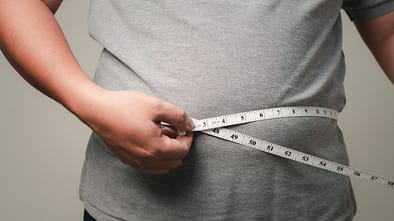 Overweight,Or,Obese,Man,On,White,Background.,Fat,Mens,Body