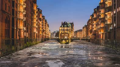 Eisbaden in Hamburg 