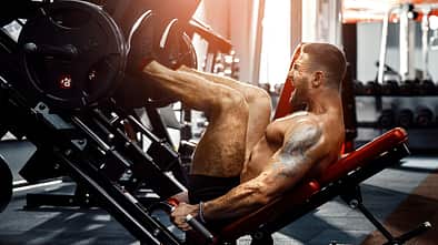 Leg Press und Unterkörper-Balance