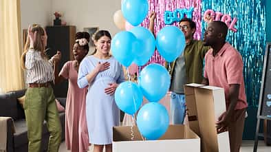 Eine Gender Reveal Party