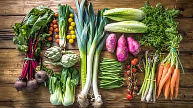 Mit Vitaminen sind Vegetarier normalerweise wesentlich besser versorgt als so genannte "Mischköstler"Mit Vitaminen sind Vegetarier normalerweise wesentlich besser versorgt als so genannte "Mischköstler"
