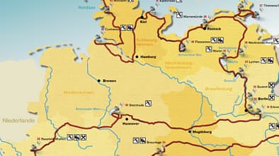 Touren quer durch Deutschland