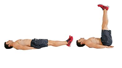 So läuft das Beinheben wie im Lehrbuch