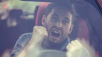 Ausraster im Straßenverkehr