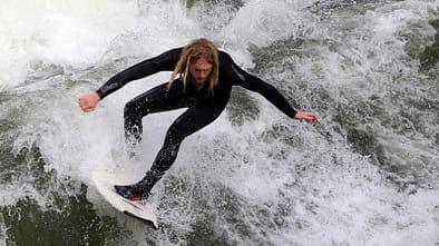 Eisbach in München