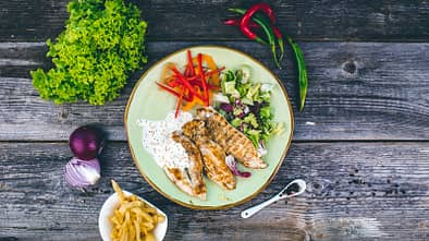 Ein gesundes Mittagessen schmeckt noch besser, wenn es auch optisch was hermacht