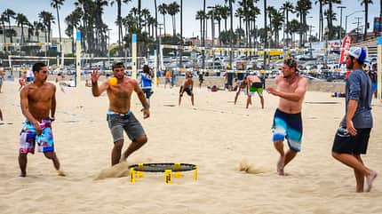play,game,young,caucasian,competition,sea,summer,ball,men,spike Huntington,Beach,,California,/,Usa,-,July,27,,2013:,Young