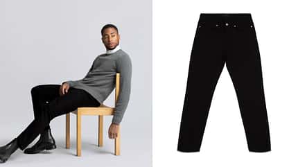 Schwarze Jeans FW 2021 / Asket Schwarze Jeans FW 2021 / Asket