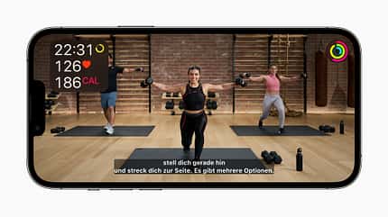 Fitness Plus gibt es in Deutschland nur in Englisch mit Untertiteln Fitness Plus gibt es in Deutschland nur in Englisch mit Untertiteln