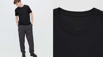 Schwarzes T-Shirt Sommer 2022 / Uniqlo Schwarzes T-Shirt Sommer 2022 / Uniqlo