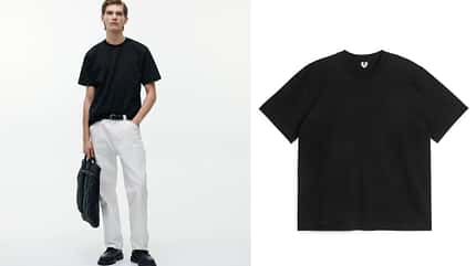 Schwarzes Tshirt Sommer 2022 / Arket Schwarzes Tshirt Sommer 2022 / Arket