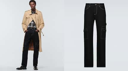 Schwarze Jeans Herbst 2022 / MyTheresa Burberry Schwarze Jeans Herbst 2022 / MyTheresa Burberry