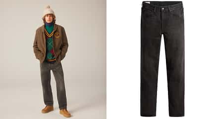 Schwarze Jeans Herbst 2022 / Levi's Schwarze Jeans Herbst 2022 / Levi's