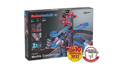 Weihnachtsgeschenke Freisteller von dem Spiel Marble-Competition von Fischertechnik