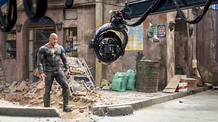 Dwayne Johnson, The Rock, Black Adam Dwayne Johnson beim Dreh des Films Black Adam