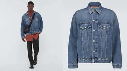 Sommer-Modetrends 2023 / Acne Studios Jeansjacke über MyTheresa