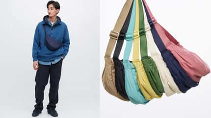 Crossbody-Bags für Männer / Somm 2023 / Uniqlo Runde Mini Schultertasche