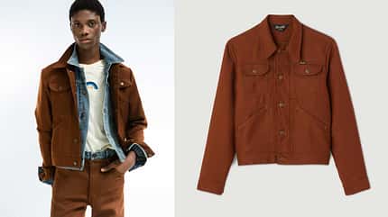 Übergangsjacken für Männer / Sommer 2023 / Wrangler x Sandro Jeansjacke