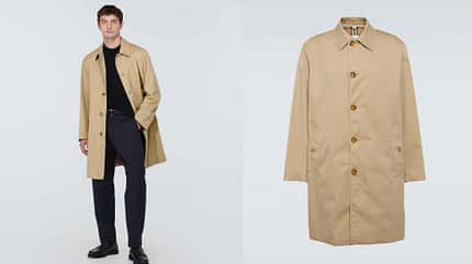 Übergangsjacken für Männer / Sommer 2023 / Burberry Trenchcoat