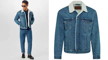Übergangsjacken für Männer / Sommer 2023 / Levi's Sherpa Trucker Jacket