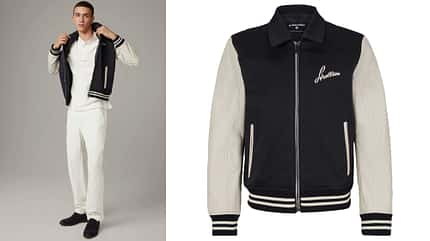 Bomberjacken für Männer / Herbst 2023 / Strellson Collegejacke