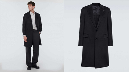 Quiet Luxury für Männer / Herbst 2023 / Lardini Mantel über MyTheresa 