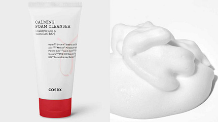 Mitesser entfernen / COSRX Calming Foam Cleanser