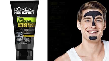 Mitesser entfernen / L'Oréal Men Expert Pure Charcoal Tiefenreinigende Maske
