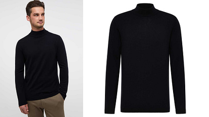 Office-Looks für Männer / Herbst 2023 / Eterna Turtleneck
