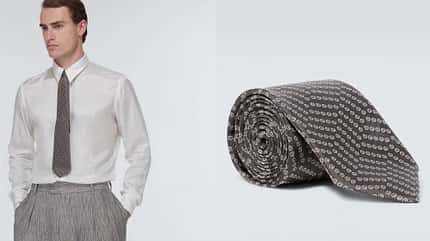 Office Looks / Herbst 2023 / Giorgio Armani über MyTheresa.com Krawatte