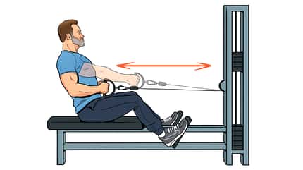 Zurück zu den Maschinen. Schwarzenegger fühlt sich mittlerweile wohler, wenn er beim Training an einem Gerät sitzt Zurück zu den Maschinen. Schwarzenegger fühlt sich mittlerweile wohler, wenn er beim Training an einem Gerät sitzt