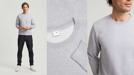 Mode-Basics für Männer / Herbst 2023 / Asket Crewneck Sweater