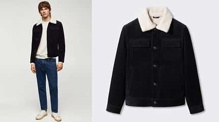 Herbst-/WInter-Mode für Männer / Herbst 2023 / Mango Kordjacke