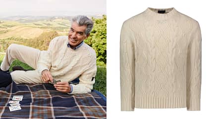 Mode ab 60 / Winter 2023 / Paul & Shark Pierce Brosnan Knitsweater