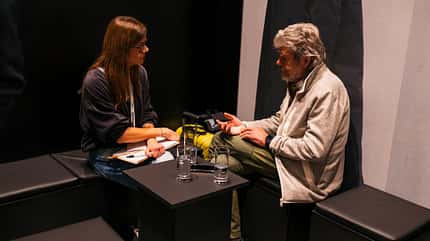 Reinhold Messner, Bergsteigen, Fit Ü70, Interview Reinhold Messner im Gespräch mit Redakteurin Martina Steinbach