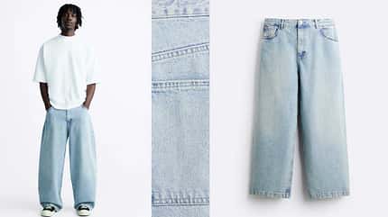 Denim-Trends der Saison 2024 / Zara Baggy Pants