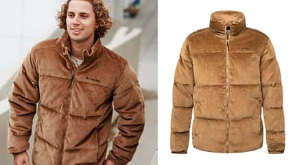 Pufferjackets für Männer / Winter 2024 / Columbia Cord-Puffer
