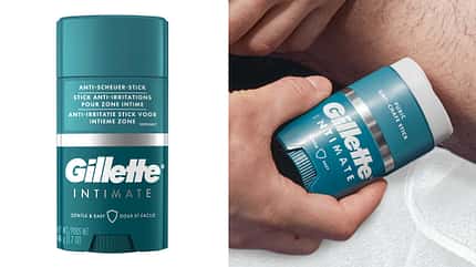 After-Shave-Produkte für Männer / Frühjahr 2024 / Gillette Intimate Anti-Scheuer-Stick