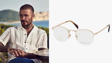 Brillentrends_Männer_Dezenter Minimalismus_David Beckham_MisterSpex_Frühling 2024 Brillentrends_Männer_Dezenter Minimalismus_David Beckham_MisterSpex_Frühling 2024