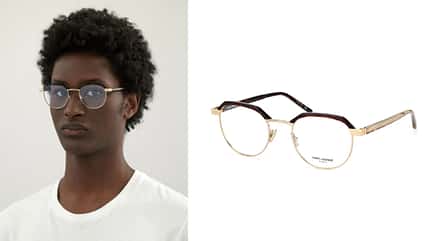 Brillentrends_Männer_Clubmaster_Saint Laurent_MisterSpex_Frühling 2024 Brillentrends_Männer_Clubmaster_Saint Laurent_MisterSpex_Frühling 2024