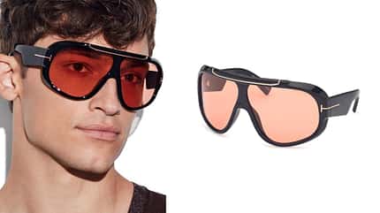 Sonnenbrillentrends_Männer_Frühling 2024_Y2K Style_Tom Ford Sonnenbrillentrends_Männer_Frühling 2024_Y2K Style_Tom Ford