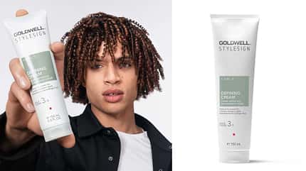 Lockenpflege und Styling für Männer / Frühjahr 2024 / Goldwell StyleSign Curl Defining Cream
