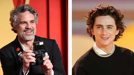 Lockenpflege und Styling für Männer / Frühjahr 2024 / Mark Ruffalo und Timothee Chalamet Lockenpflege und Styling für Männer / Frühjahr 2024 / Mark Ruffalo und Timothee Chalamet