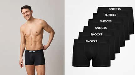 Enganliegende Boxershorts von Snocks Enganliegende Boxershorts von Snocks