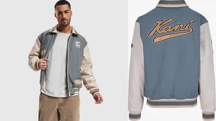 College-Jacken / Sommer 2024 / Karl Kani über About You